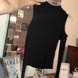 H&M Black Open-Shoulder Top